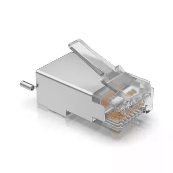 RJ45 kištukas ekranuotas Ubiquiti UISP-Connector-SHD sidabrinis 100 vnt.