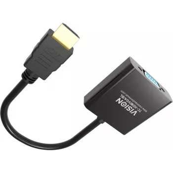 Vaizdo kabelio adapteris Vision TC-HDMIVGA/BL