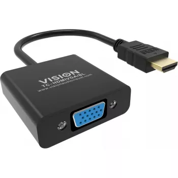 Vaizdo kabelio adapteris Vision TC-HDMIVGA/BL