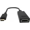 Vaizdo kabelio adapteris USB Type-C – HDMI Type A Standard Vision TC-USBCHDMI/BL