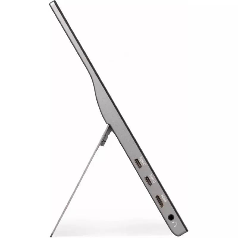 Monitorius ViewSonic TD1655 15.6 colių Full HD LED liečiamas ekranas su USB-C, juodas/sidabrinis
