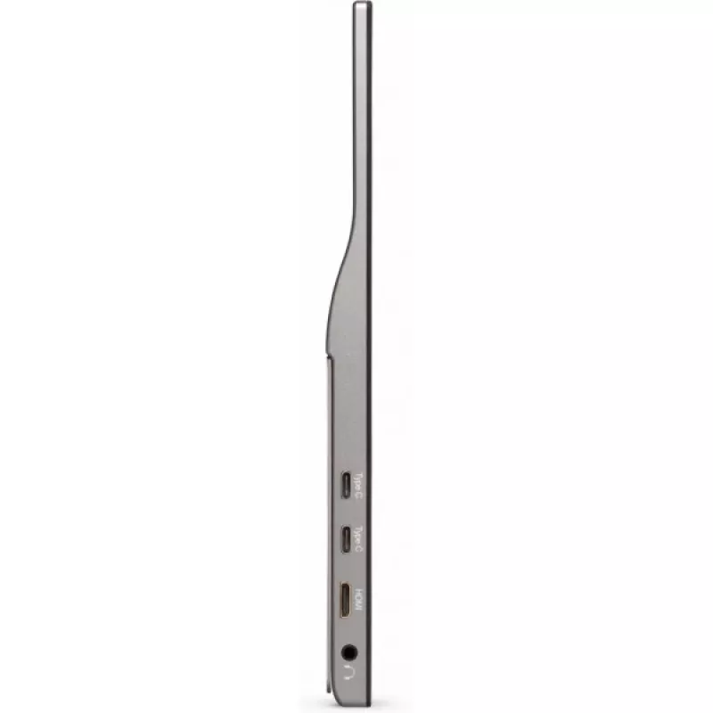 Monitorius ViewSonic TD1655 15.6 colių Full HD LED liečiamas ekranas su USB-C, juodas/sidabrinis