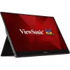 Monitorius ViewSonic TD1655 15.6 colių Full HD LED liečiamas ekranas su USB-C, juodas/sidabrinis