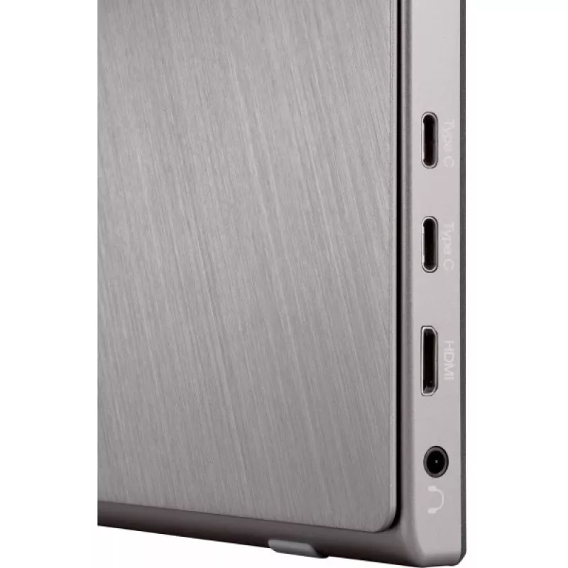 Monitorius ViewSonic TD1655 15.6 colių Full HD LED liečiamas ekranas su USB-C, juodas/sidabrinis