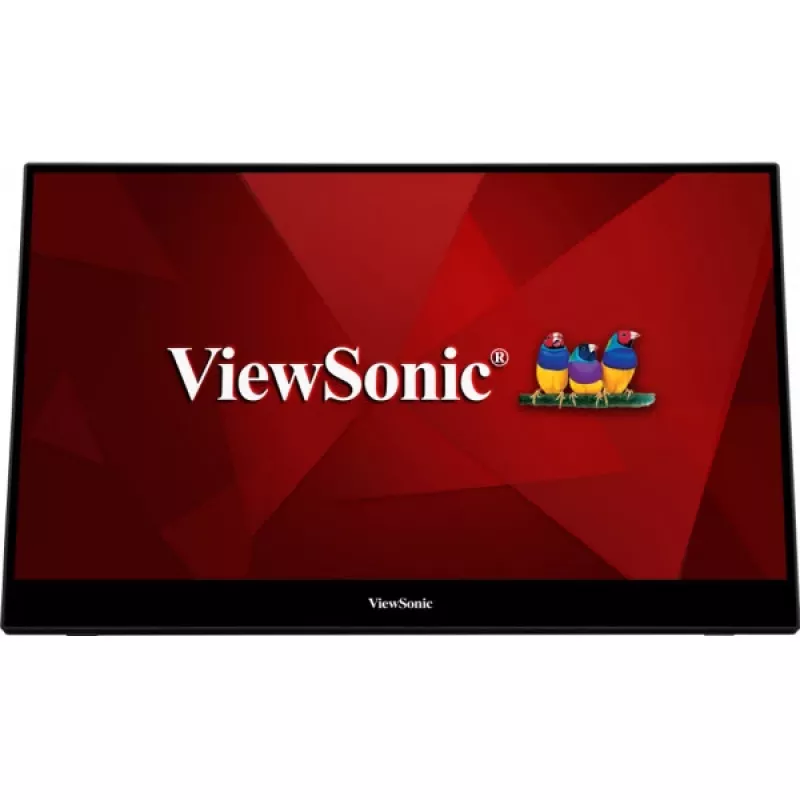 Monitorius ViewSonic TD1655 15.6 colių Full HD LED liečiamas ekranas su USB-C, juodas/sidabrinis