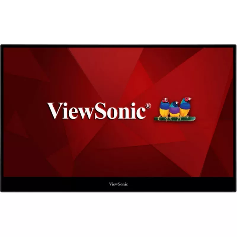 Monitorius ViewSonic TD1655 15.6 colių Full HD LED liečiamas ekranas su USB-C, juodas/sidabrinis
