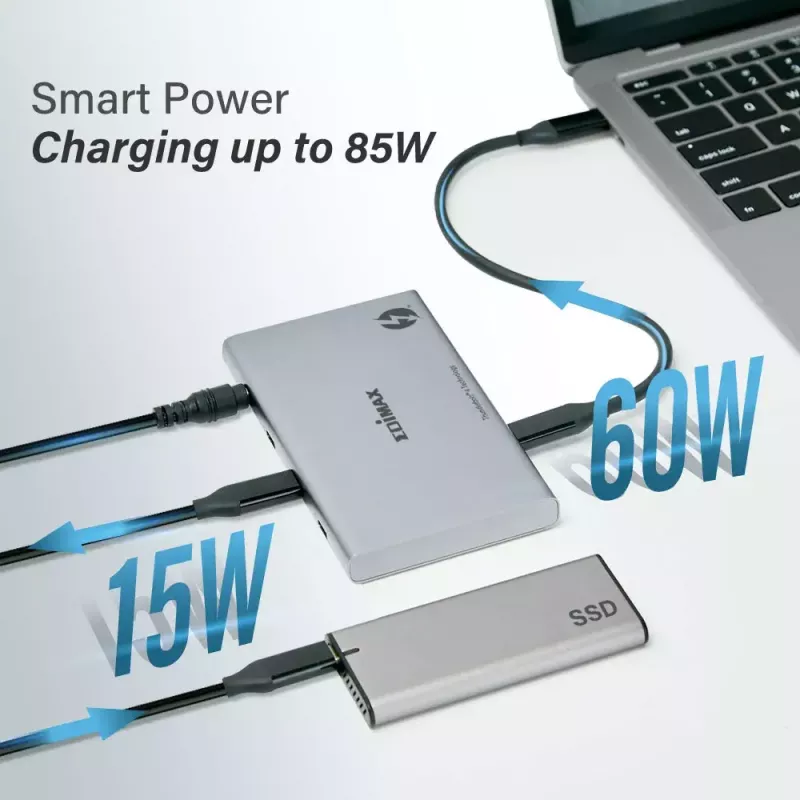 EDIMAX TD-405BP – Thunderbolt 4 dokas su 60W įkrovimu
