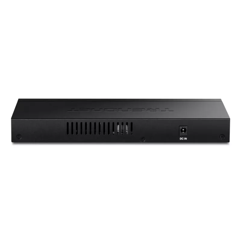 Nevaldomas tinklo jungiklis TRENDnet TEG-S5091 — 8× 2,5G RJ-45 prievadai, 60 Gbit/s, 12V, montuojamas ant sienos