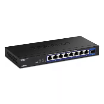 Nevaldomas tinklo jungiklis TRENDnet TEG-S5091 — 8× 2,5G RJ-45 prievadai, 60 Gbit/s, 12V, montuojamas ant sienos