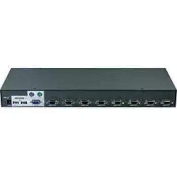 KVM jungiklis Trendnet TK-803R 8 prievadų USB/PS/2, 19 inch 1U, VGA, 2048x1536