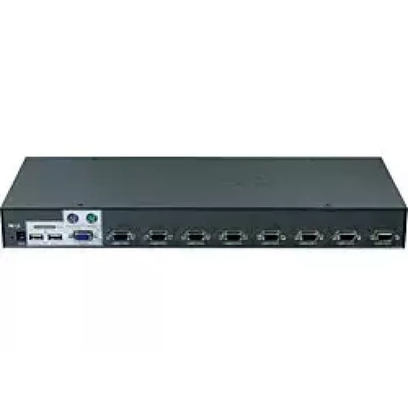 KVM jungiklis Trendnet TK-803R 8 prievadų USB/PS/2, 19 inch 1U, VGA, 2048x1536
