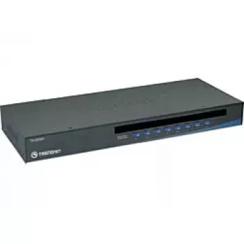 KVM jungiklis Trendnet TK-803R 8 prievadų USB/PS/2, 19 inch 1U, VGA, 2048x1536