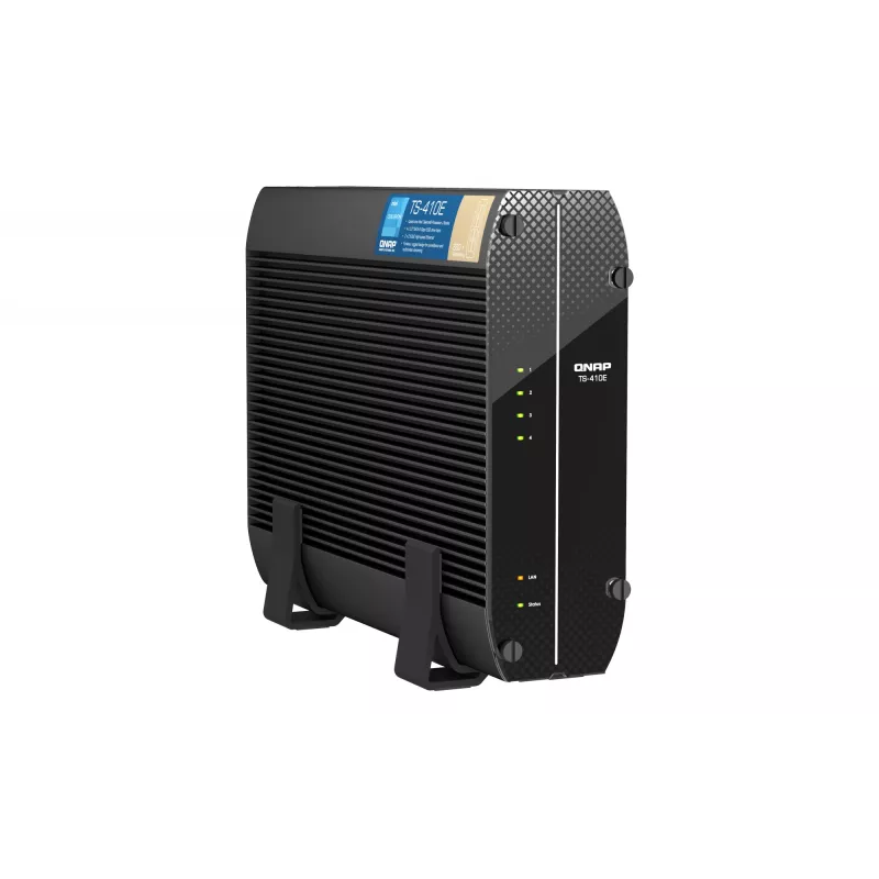QNAP TS-410E NAS bokštinis Intel® Celeron® J6412 8 GB 0 TB QNAP QTS juodas