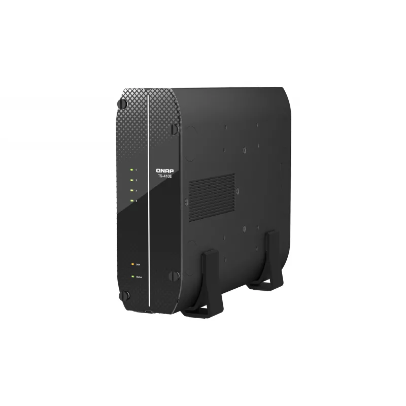 QNAP TS-410E NAS bokštinis Intel® Celeron® J6412 8 GB 0 TB QNAP QTS juodas