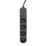 Gembird TSL-PS-S4U-01 4 lizdų išmanusis maitinimo blokas su USB