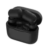 Belaidės ausinės SAVIO TWS-09 – Bluetooth 5.1, binauralinės, 20–20000 Hz, 8 h pokalbių laiko, įkrovimo dėklas su power bank, USB-C, juodos