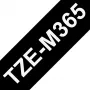 Brother TZE-M365 lipni juosta etiketėms balta ant juodos
