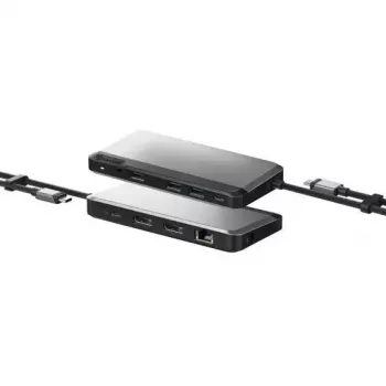 ALOGIC U1CAD-SGR Laidojama USB 3.2 Gen 1 Type-C stotelė pilka 85W