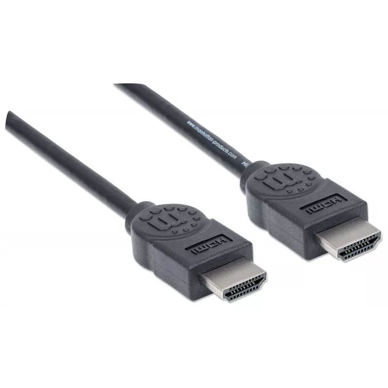 HDMI kabelis Vyriškas-Vyriškas Manhattan HDMM6 4K@30Hz 1,8m Juodas