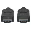 HDMI kabelis Manhattan HDMM5M 4K@30Hz 5m Vyriškas į Vyrišką Juodas
