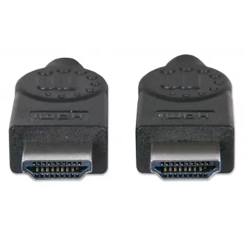 HDMI kabelis Manhattan HDMM5M 4K@30Hz 5m Vyriškas į Vyrišką Juodas