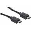 HDMI kabelis Manhattan HDMM5M 4K@30Hz 5m Vyriškas į Vyrišką Juodas