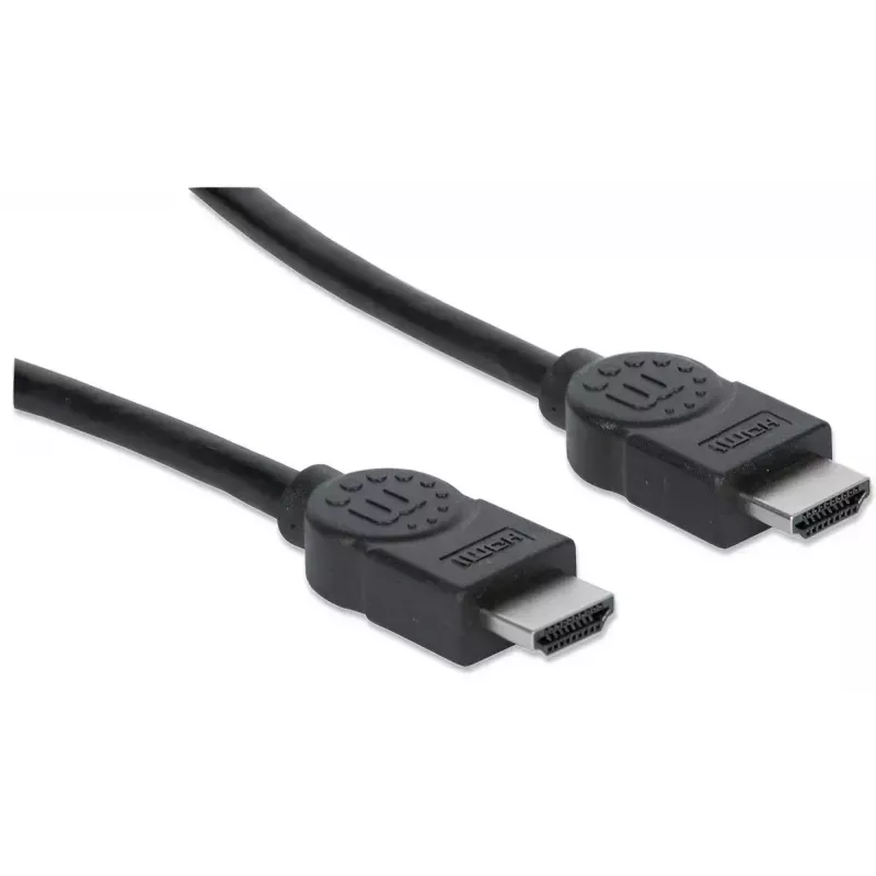 HDMI kabelis Manhattan HDMM5M 4K@30Hz 5m Vyriškas į Vyrišką Juodas
