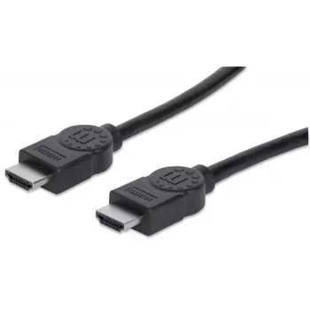 HDMI kabelis Manhattan HDMM5M 4K@30Hz 5m Vyriškas į Vyrišką Juodas