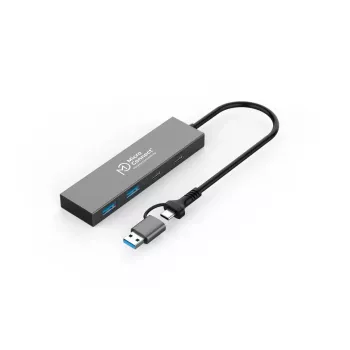 MicroConnect UC0066-5G-USB-C-4IN1 sąsajų šakotuvas USB-C 4 prievadai