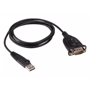 ATEN UC232AF USB Type-A į RS-232 adapterio laidas, juodas, 1,2 m