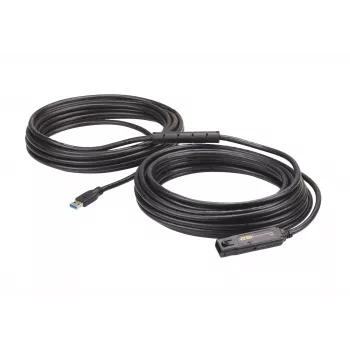 ATEN UE3315A USB3.2 Gen1 ilginamasis kabelis 15 m, USB A - USB A, 5 Gbit/s, juodas