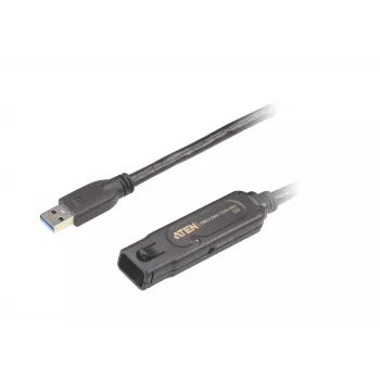 ATEN UE3315A USB3.2 Gen1 ilginamasis kabelis 15 m, USB A - USB A, 5 Gbit/s, juodas