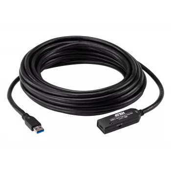 ATEN UE331C USB 3.2 Gen1 ilginimo laidas 10 m USB A – USB C juodas