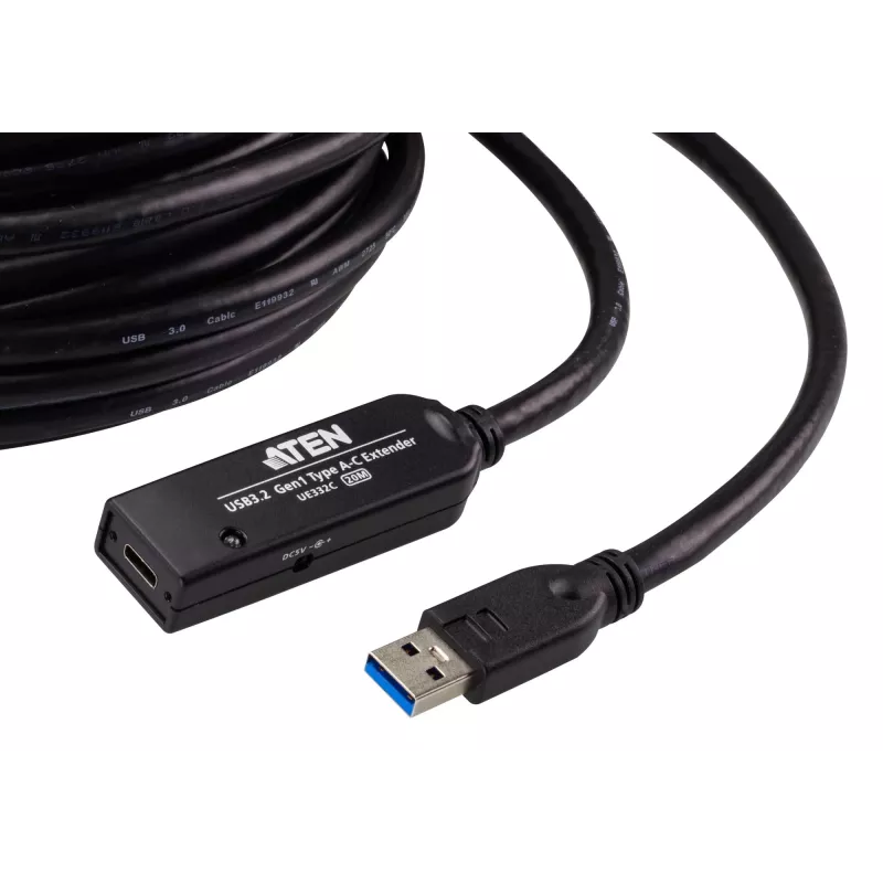 ATEN UE332C 20 m USB 3.2 Gen1 prailginimo laidas USB A į USB C 5 Gbit/s