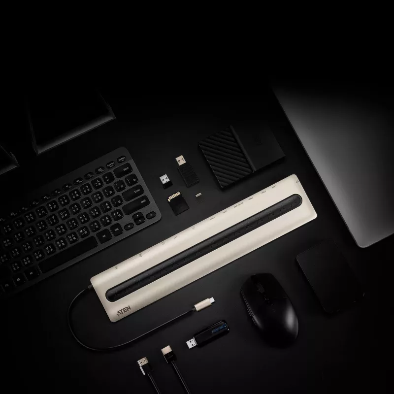 ATEN USB-C Multifunkcinė Doko Stotelė su Maitinimo Tiekimu