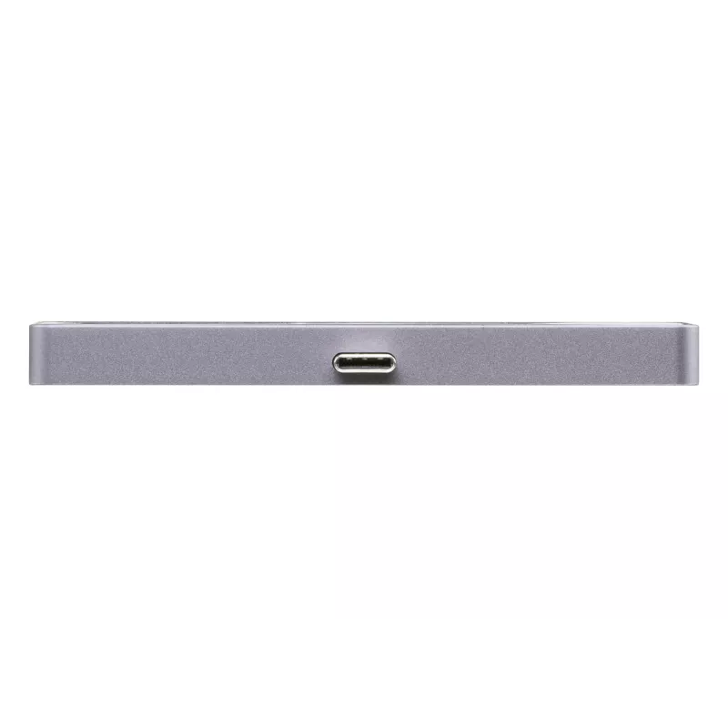 ATEN UH3238 USB-C kelioninis dokas su galios perdavimu, universalus, juodas/sidabrinis