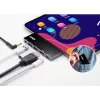 ATEN UH3238 USB-C kelioninis dokas su galios perdavimu, universalus, juodas/sidabrinis