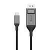 ALOGIC Ultra USB-C (Vyriškas) į DisplayPort (Vyrišką) 2 m 4K 60Hz LED Baltas