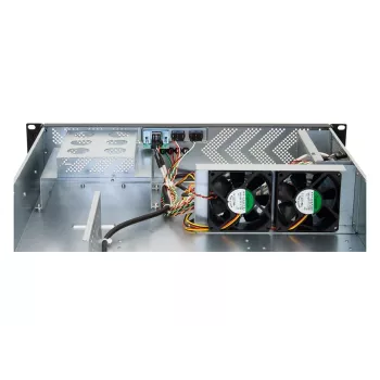 Chieftec UNC-210T-B Rack 2U korpusas serveriams, juodas, 400 W