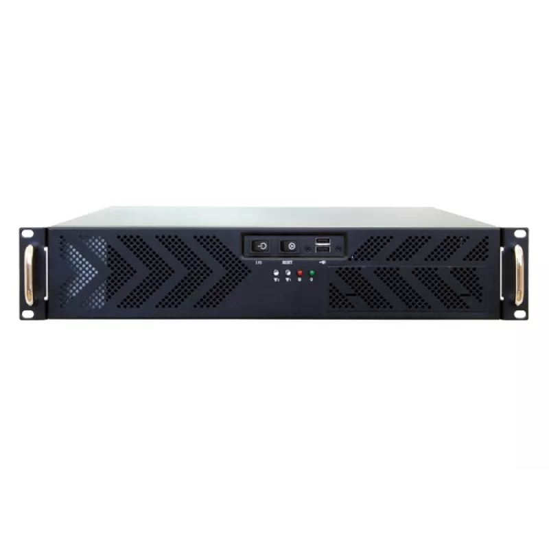 Chieftec UNC-210T-B Rack 2U korpusas serveriams, juodas, 400 W