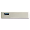 StarTech.com USB-C į Gigabit Ethernet adapteris su USB-A prievadu - baltas 1Gbps NIC USB 3.0/USB 3.1 Type C tinklo adapteris - 1GbE USB-C RJ45/LAN TB3 suderinamas Windows MacBook Pro Chromebook