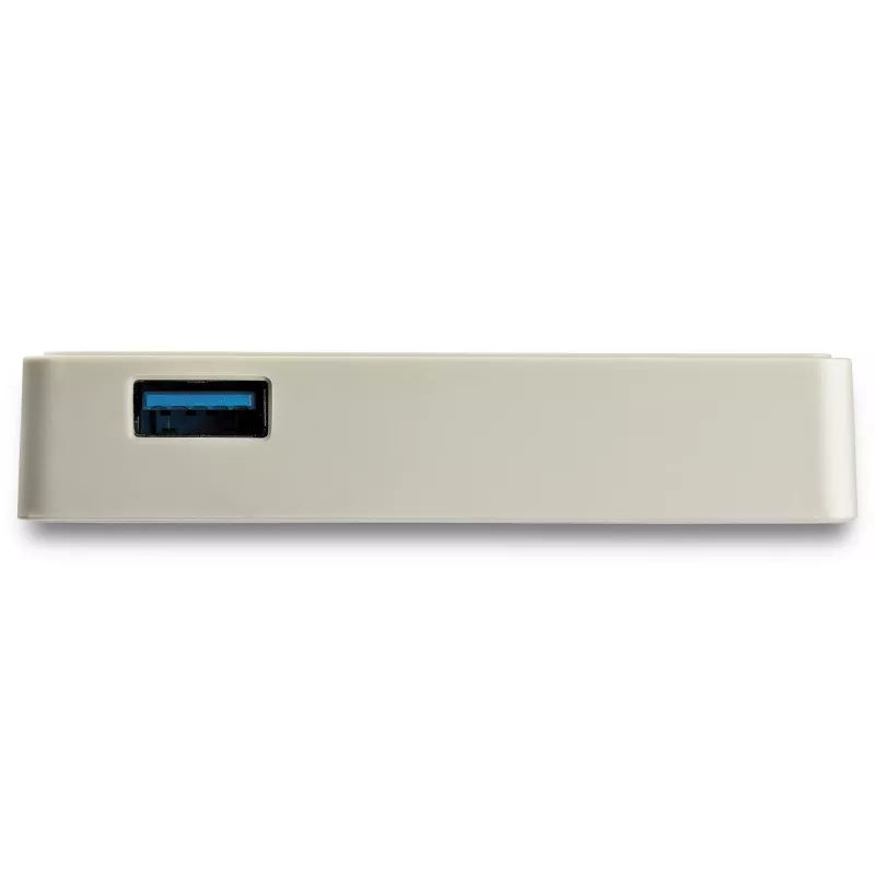 StarTech.com USB-C į Gigabit Ethernet adapteris su USB-A prievadu - baltas 1Gbps NIC USB 3.0/USB 3.1 Type C tinklo adapteris - 1GbE USB-C RJ45/LAN TB3 suderinamas Windows MacBook Pro Chromebook