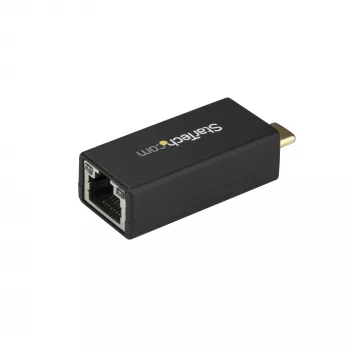 StarTech.com USB-C į Gigabit Ethernet adapteris - 1 Gbps NIC USB 3.0 / USB 3.1 Type C tinklo adapteris - 1GbE USB-C į RJ45 / LAN prievadą, suderinamas su Thunderbolt 3, Windows, MacBook Pro, Chromebook