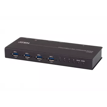 ATEN US3344I 4 prievadų USB 3.1 Gen1 pramoninis jungiklis, 5 Gbit/s