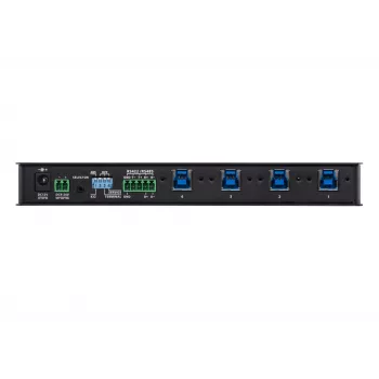ATEN US3344I 4 prievadų USB 3.1 Gen1 pramoninis jungiklis, 5 Gbit/s