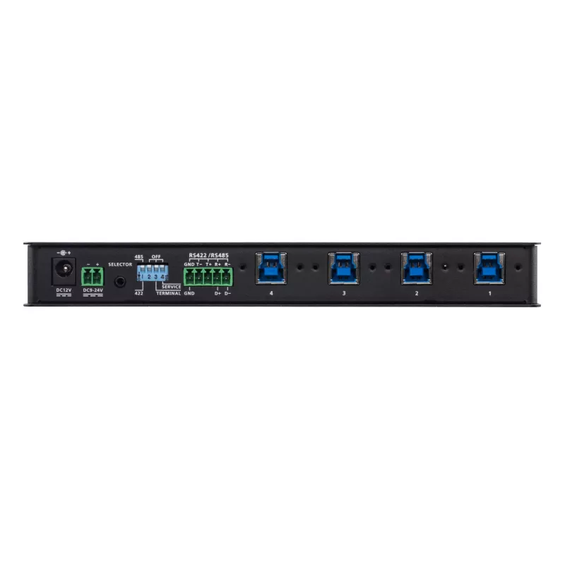 ATEN US3344I 4 prievadų USB 3.1 Gen1 pramoninis jungiklis, 5 Gbit/s