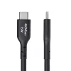 StarTech.com 4m USB-A į USB-C įkrovimo laidas, įkrovimas ir sinchronizavimas, 3A, USB 2.0, TPE apvalkalas - juoda