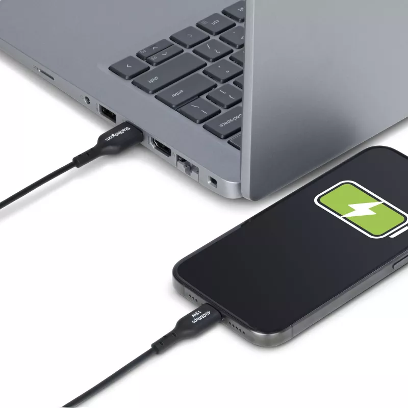 StarTech.com 4m USB-A į USB-C įkrovimo laidas, įkrovimas ir sinchronizavimas, 3A, USB 2.0, TPE apvalkalas - juoda