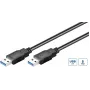 Microconnect USB3.0AA05B USB 3.2 Gen 1 laidas 0.5 m USB A juodas