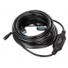 Microconnect USB3.0AAF10A aktyvus USB 3.2 Gen 1 ilginimo kabelis 10 m, USB A (vyriškas) – USB A (vyriškas), juodas
